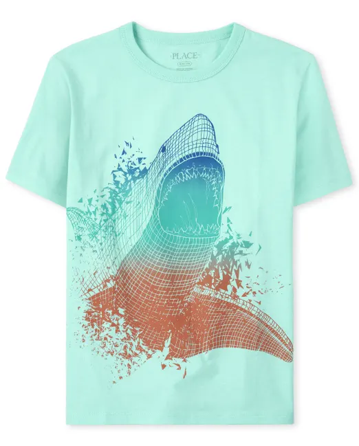 Children's Place Boys Shark Graphic Tee - IBIS Kids