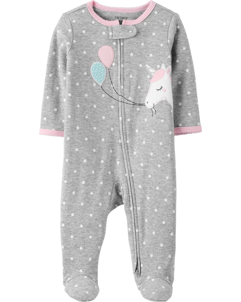 Carter’s Unicorn 2-Way Zip Cotton Sleep & Play