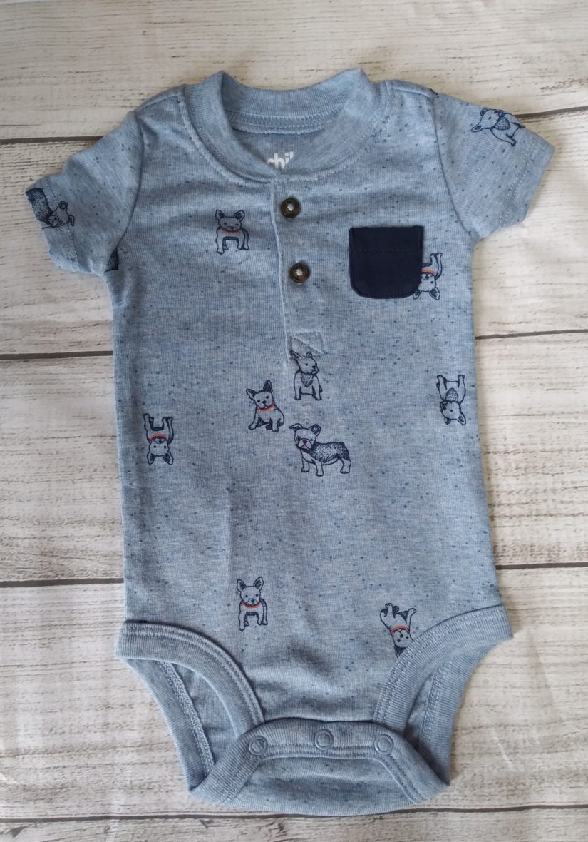 Carter’s Baby Boy Onesie – Puppy All Over