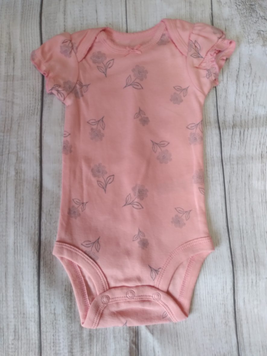 Carter’s Baby Girl Onesie – Salmon Floral