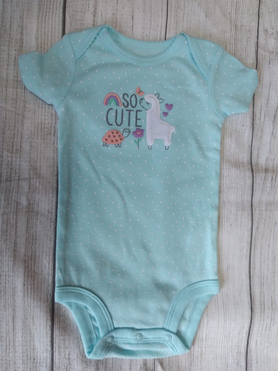 Carter’s Baby Girl Onesie – So Cute Llama