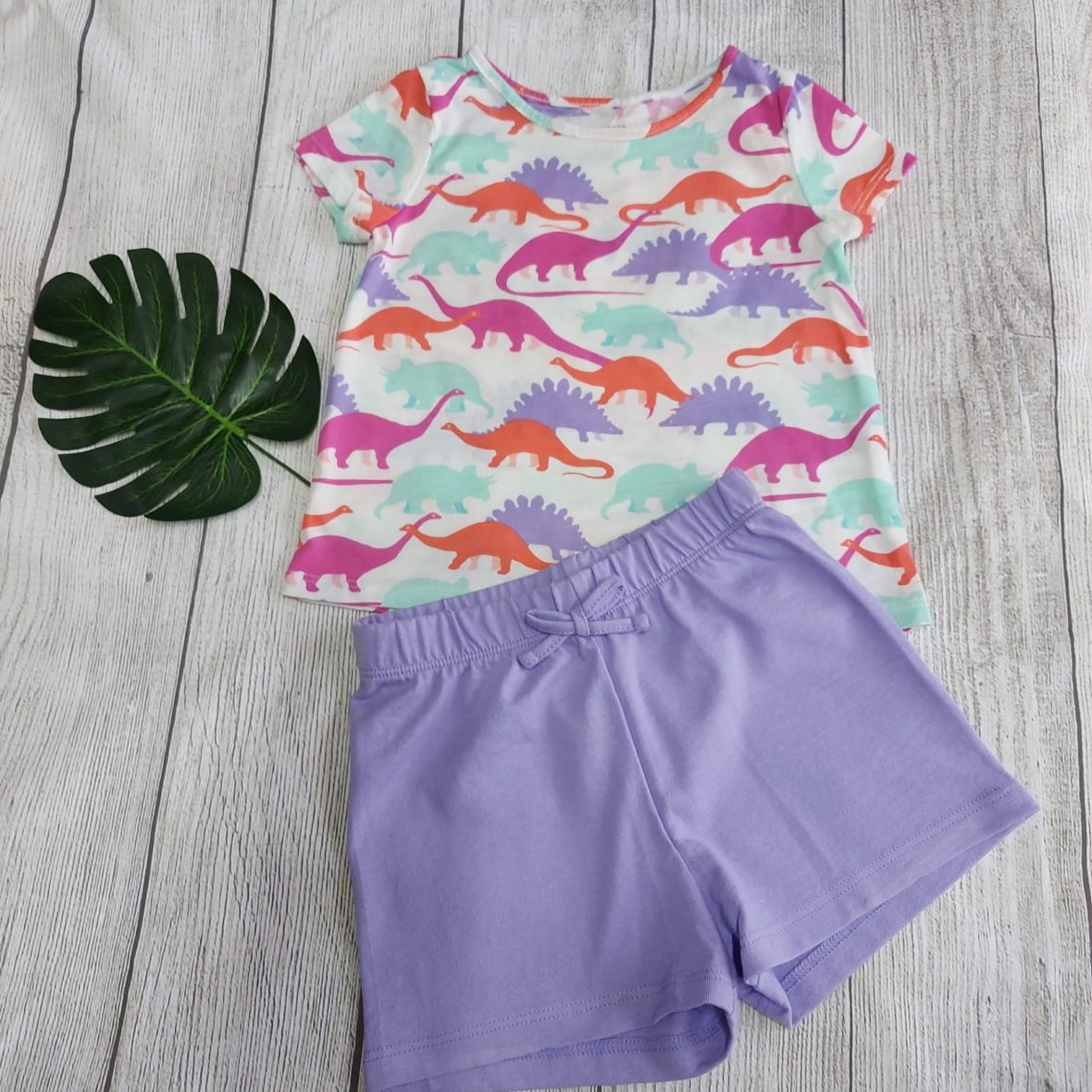 Children’s Place Toddler Girls T-Shirt & Print Shorts 2-pc Set