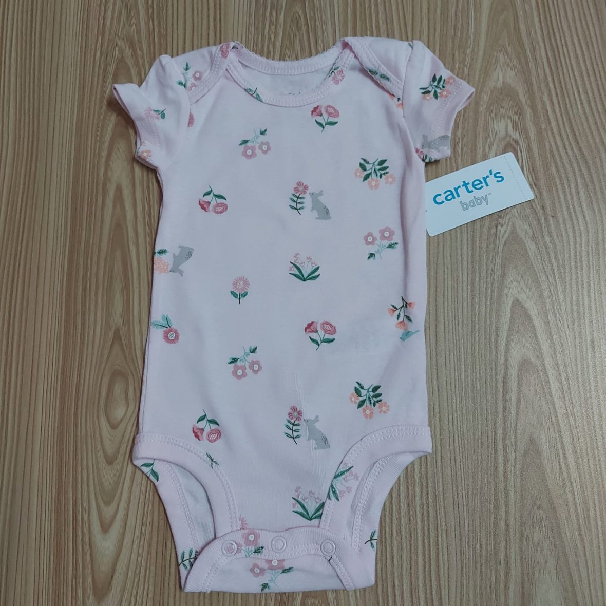 Carter’s Baby Girl Onesie – Pink/Flowers