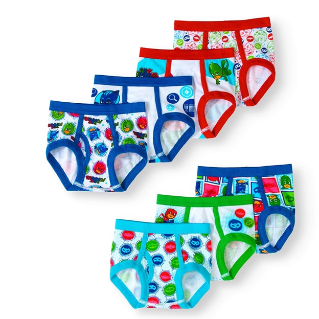 PJ Masks Toddler Boy Brief Underwear - 7 Pack - IBIS Kids