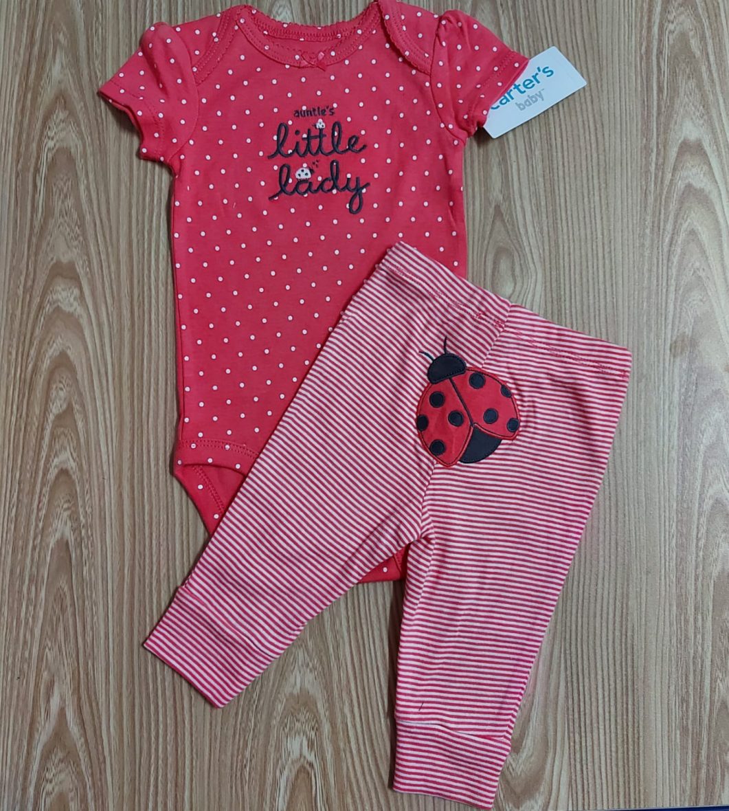 Carter’s Baby Girl Bodysuit & Legging Set – Lady Bug