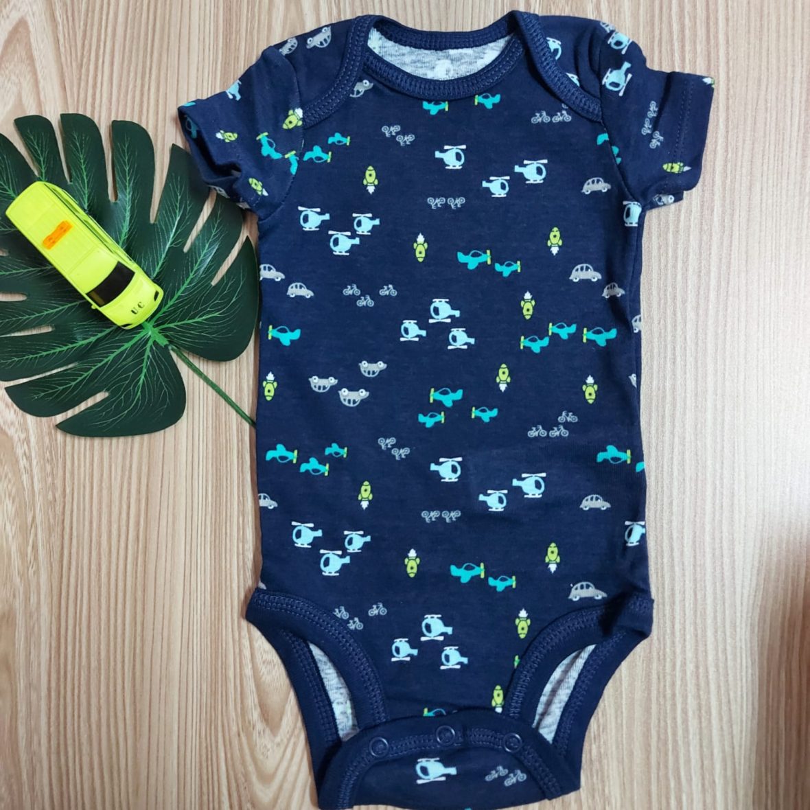 Simple Joy By Carter’s Baby Boy Oneise – Navy/Helicopter