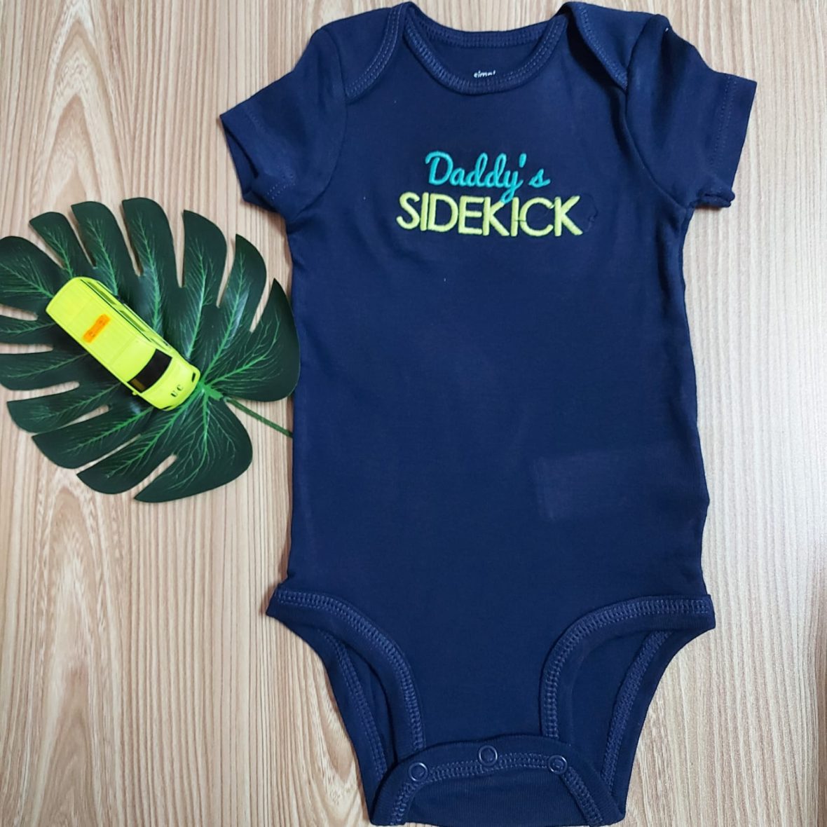 Simple Joy By Carter’s Baby Boy Onesie – Navy/Daddy’s Sidekick