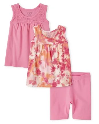 Children’s Place Baby Girl Tie Dye 3 – Piece Set