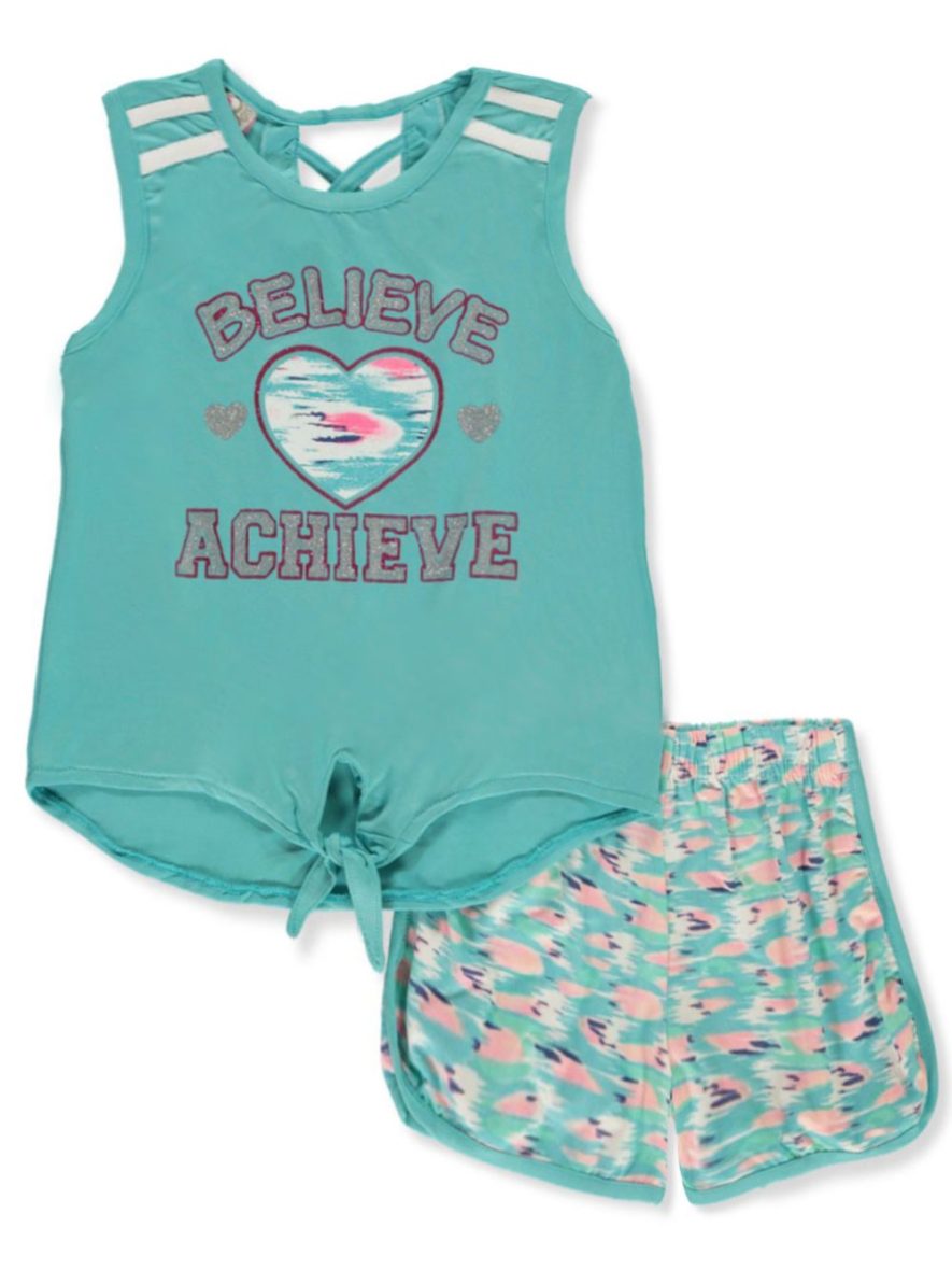 Girls Believe Achieve 2 – Piece Short Set