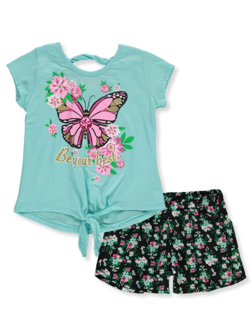 Girls Best Butterfly 2 – Piece Short Set