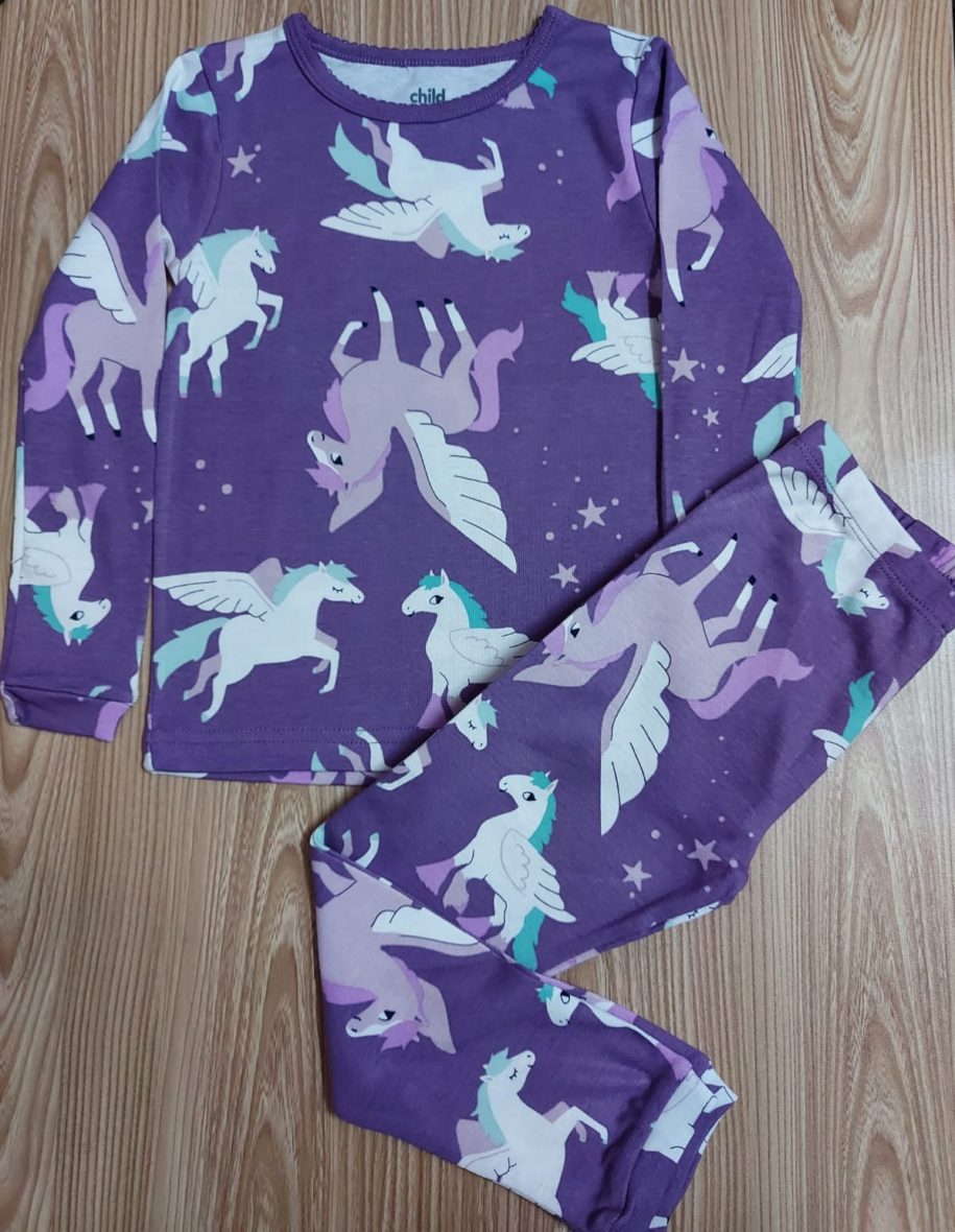 Child of Mine By Carter’s Toddler Girls Snug Fit Cotton Pajama – Purple/ Unicorn