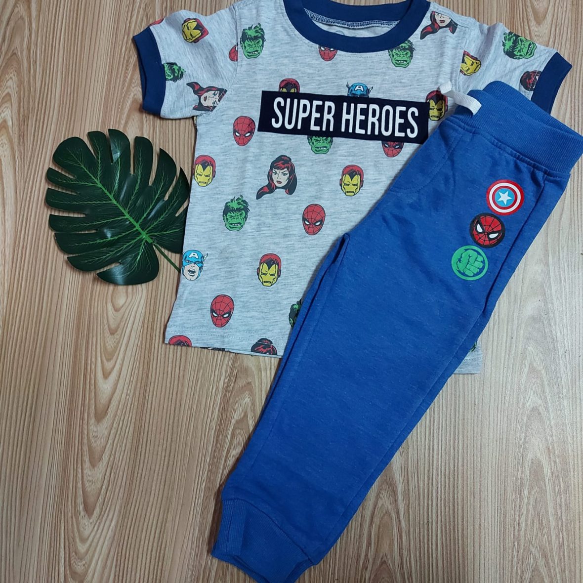 Marvel Superheroes Toddler Boy 2pc T-shirt & Long Pants Set