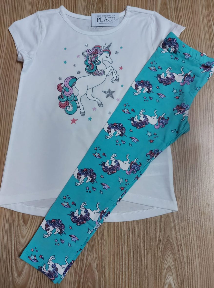 Children’s Place Girls Unicorn Leggings Set