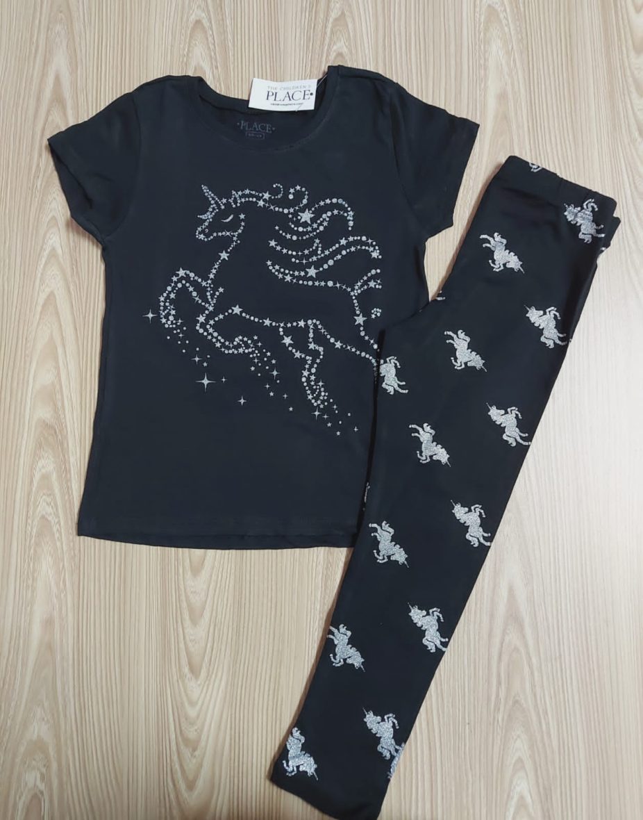 Children’s Place Girls Unicorn Tee & Leggings Set