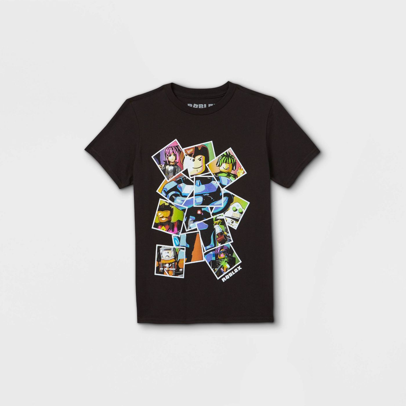 Roblox Shirt Boys Medium 8 Short Sleeve T-Shirt Robloxian Group Shot Tee