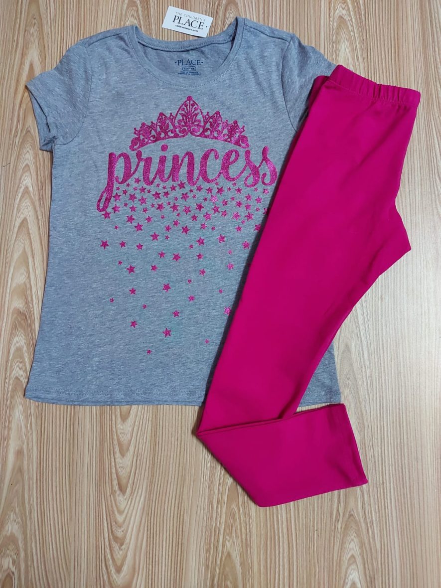 Children’s Place Girls Princess Tee & Legging Set