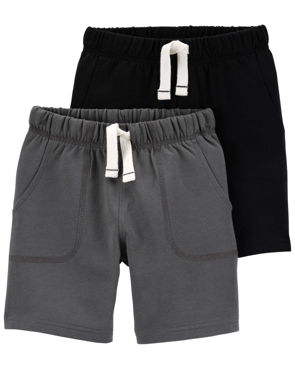 Carter’s Toddler French Terry Shorts – 2-Pack