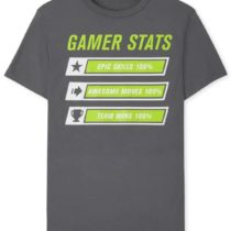 TCP Boys gamer stats graphic tee