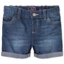 TCP Toddler girls denim roll cuff shorts