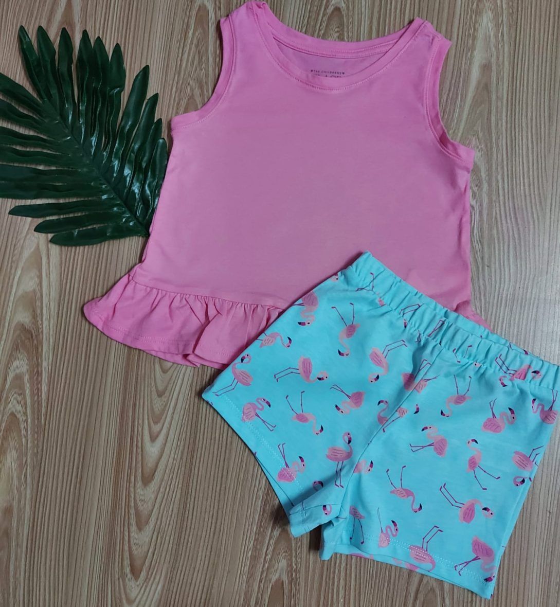 Children’s Place Toddler Girls Tank Top & Flamingo Short Set