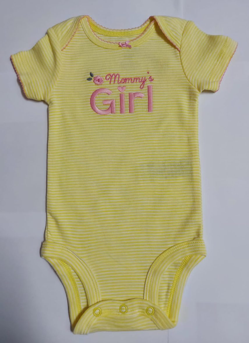 Simple Joy by Carter’s Baby Girl Short Sleeve Onesie – Mommy’s Girl