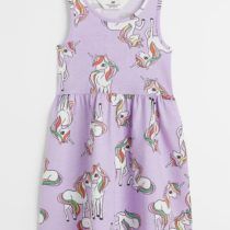 H & M Toddler girls & girls light purple unicorn dress