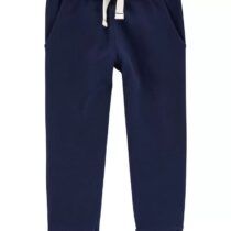Carters toddler boy pull on french terry joggers navy