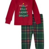TCP unisex baby and toddler holly jolly pjs