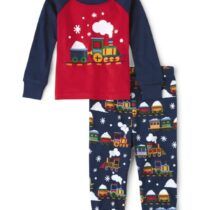 tcp baby and toddler boy train pajamas