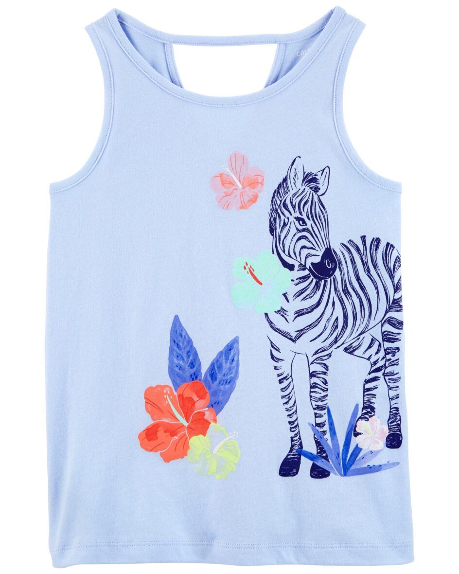 Carter’s Girls Zebra Tank Top