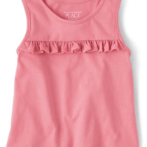 TCP Toddler girls pink ruffle top
