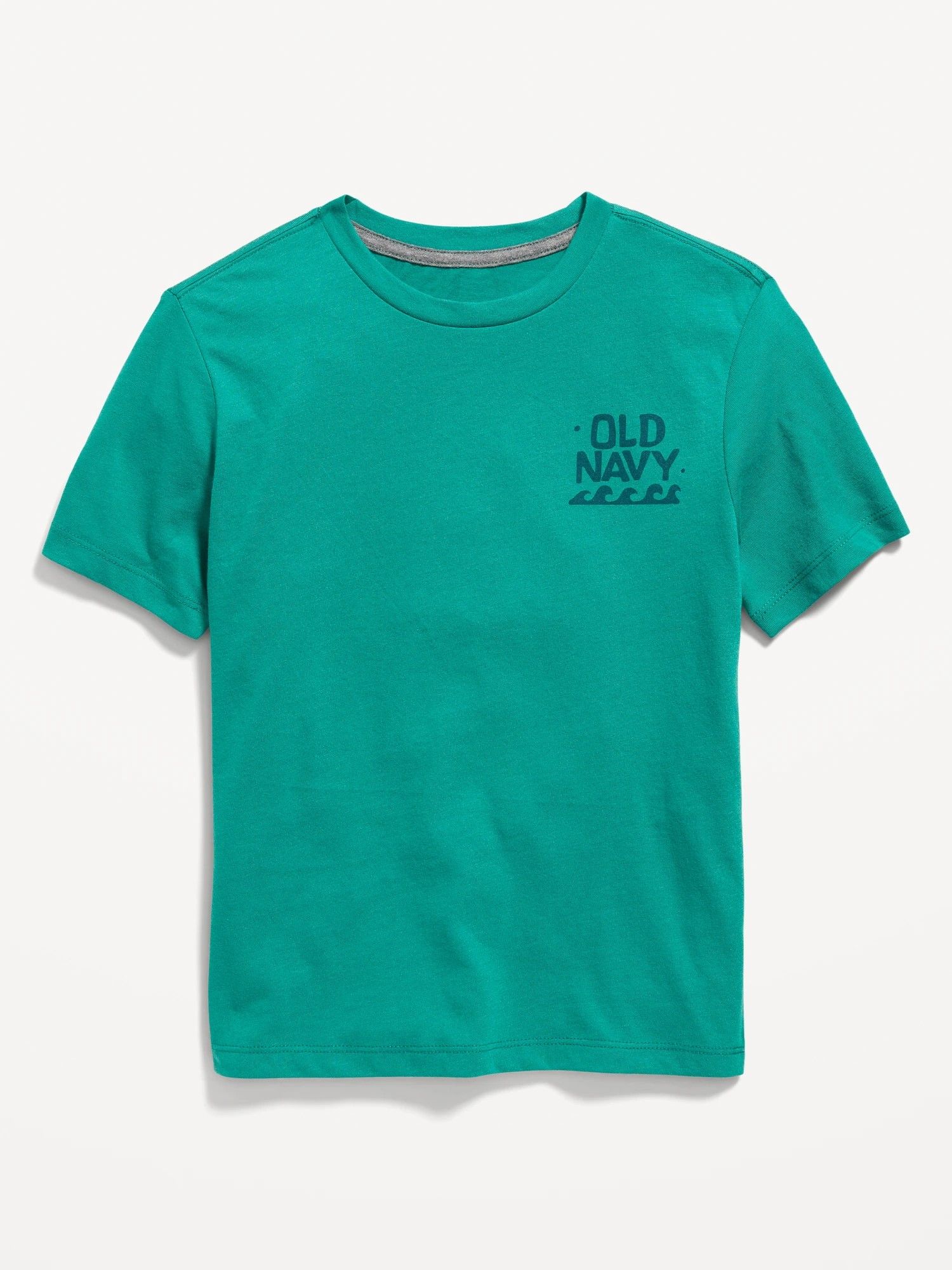 Old Navy Boys Short Sleeve Logo Graphic T - Shirt - Teal - IBIS Kids