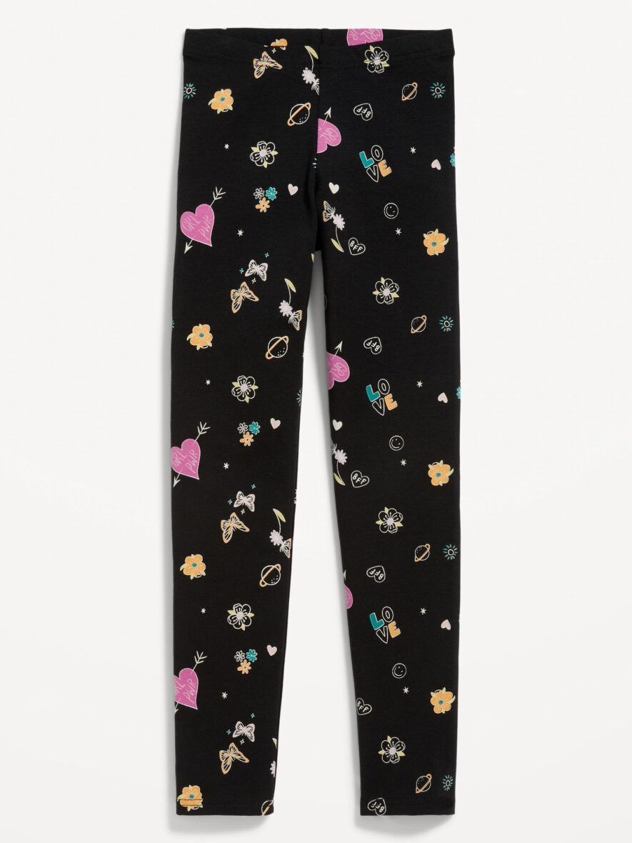 Old Navy Girls Printed Built In Tough Leggings