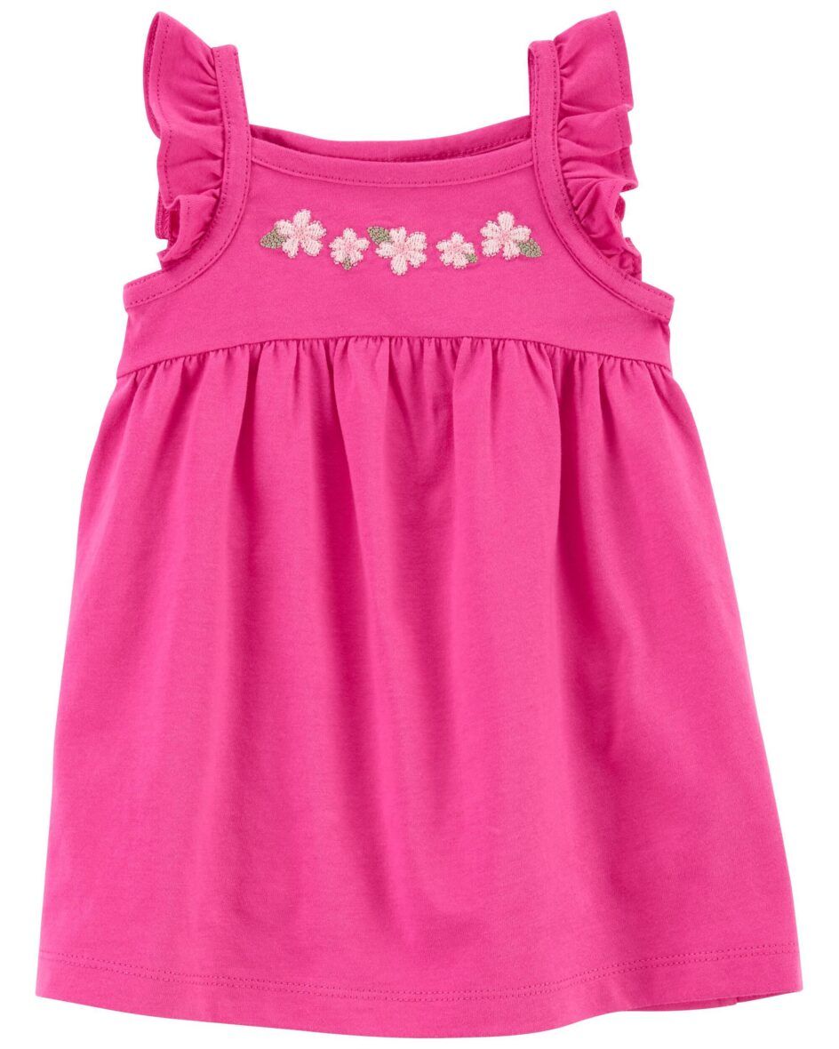 Carter’s Baby Girls Embroidered Floral Dress