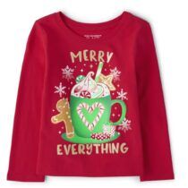 toddler girls and baby merry everything tee