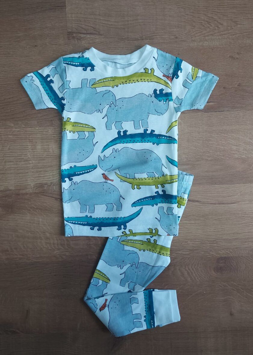 Carter’s Toddler Boys Just One For you Pajamas – White Animals