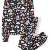 Tcp girls peace rainbow pajamas