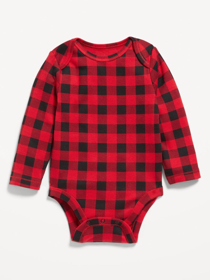 Old Navy Unisex Baby Buffalo Print Bodysuit