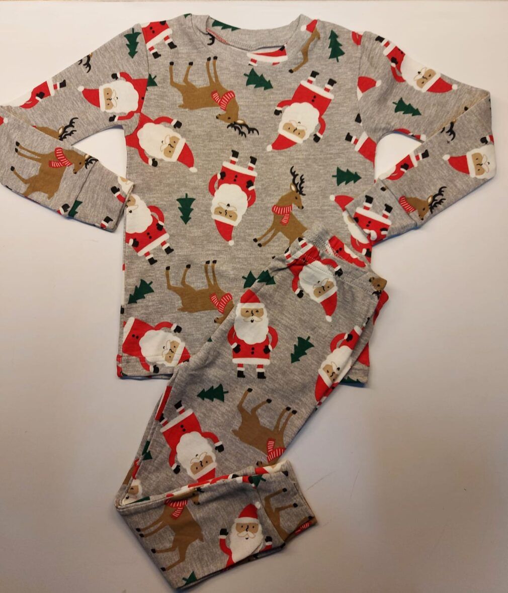 Carter’s Toddler Boys Santa and Reindeer Pajamas – 2T