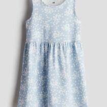 h & m light blue floral dress