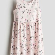 h & m light pink floral dress