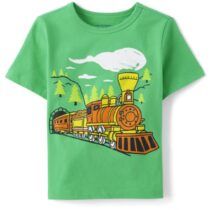 Toddler Boys Train Tee