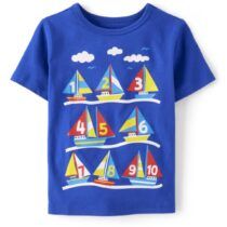 Toddler boy sailboat tee