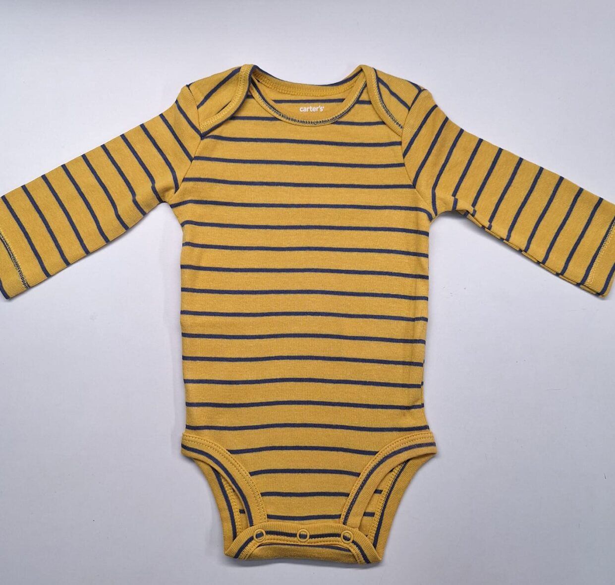 Carter’s Baby Boy Long Sleeve Bodysuit – Yellow/Stripe