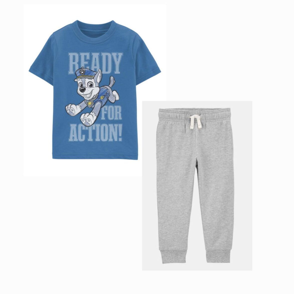 Carter’s Toddler Boys Paw Patrol Tee & Joggers 2 – Piece Set