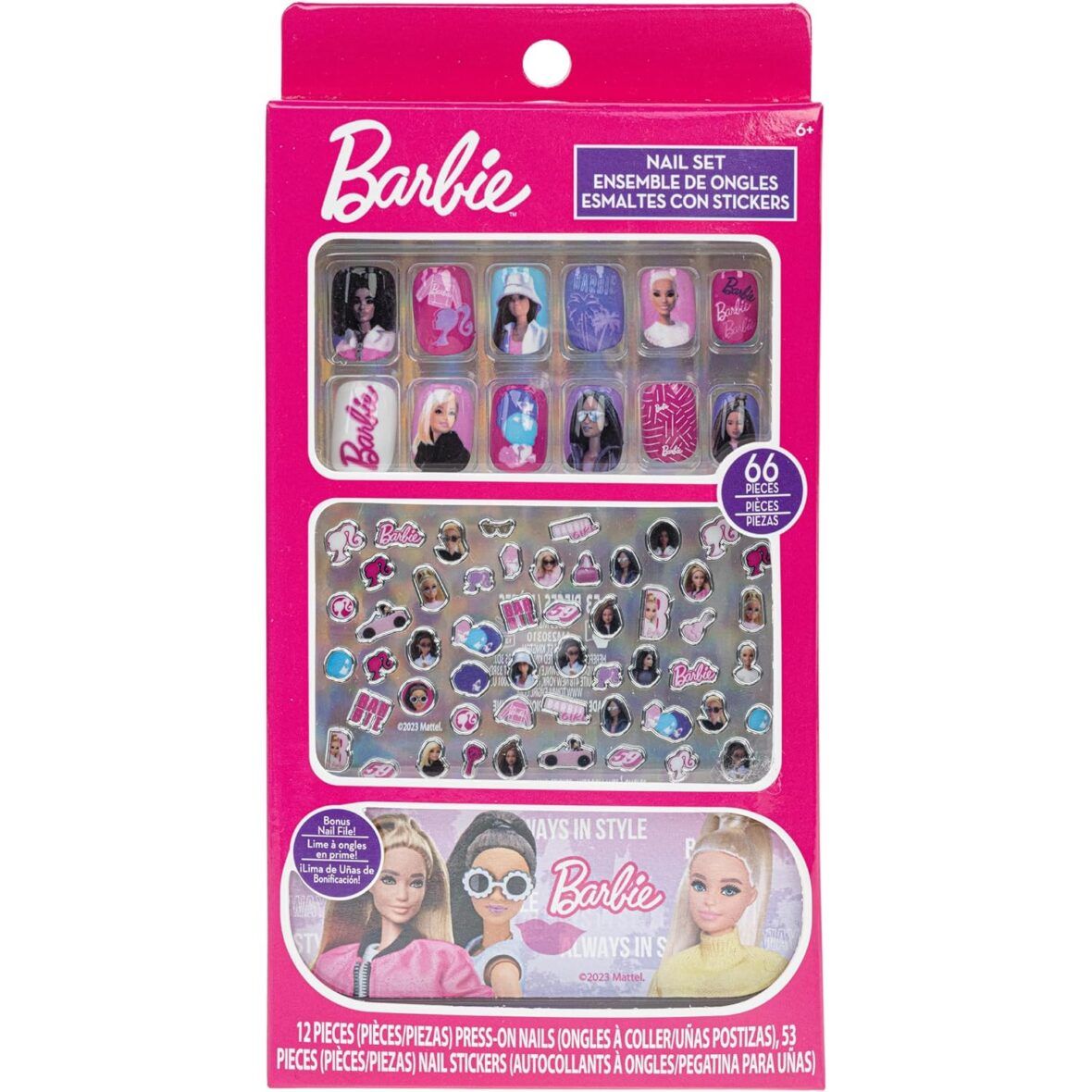 Barbie Girls 66 Piece Nail Set