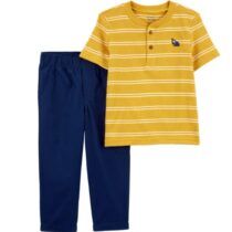 Carter's Baby boy henley tee & joggers set