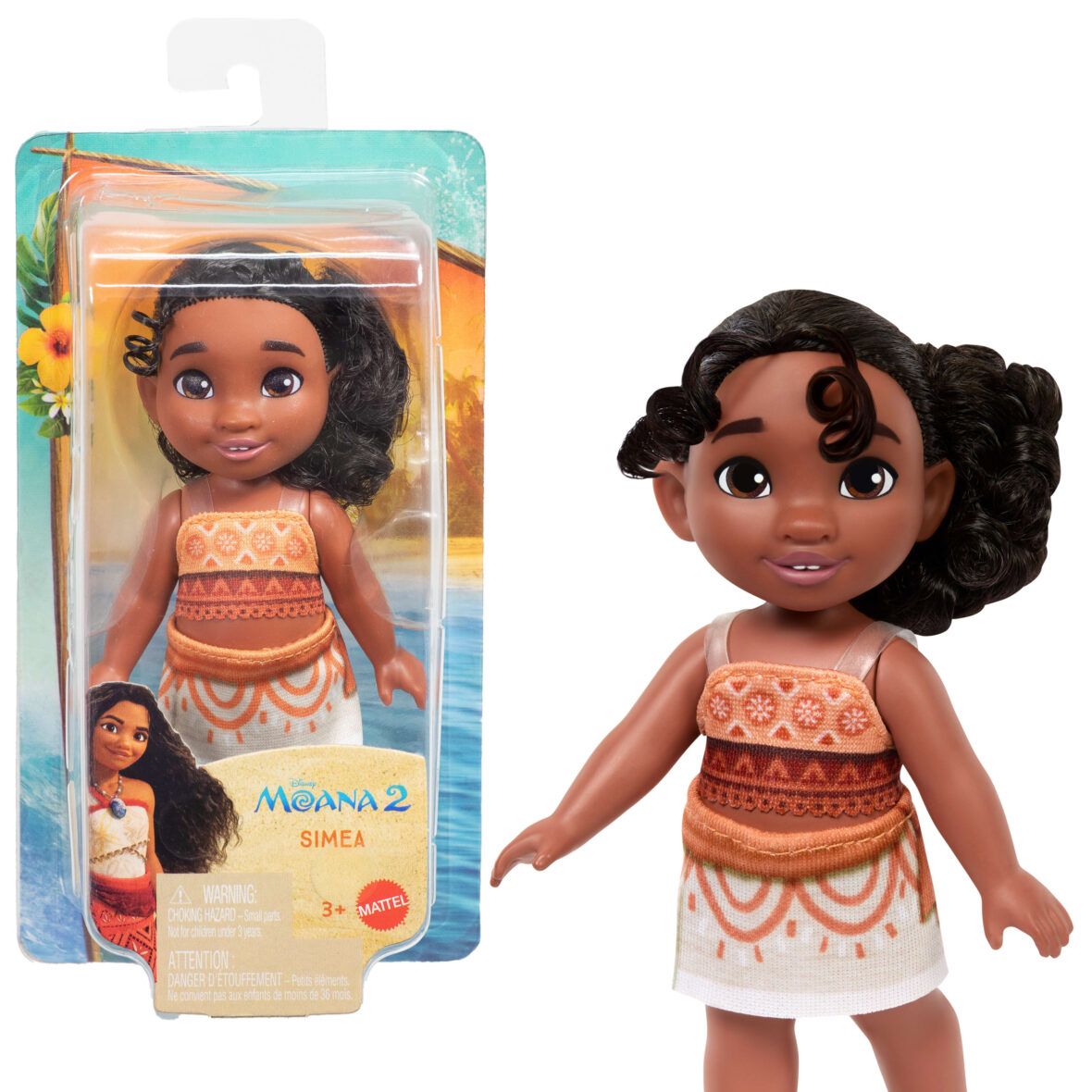 Disney Moana 2 Simea Fashion Doll with Anklet Accessory & Removable Outfit, Inspired by the Movie