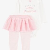 Daddy's little princes tutu bodysuit & pants set carters