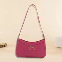 Pink bow handbag